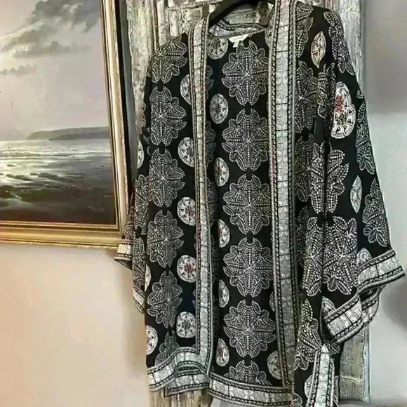 Max  Studio New‎ Kimono jacket medium boho 🌸🌻🌷 - Picture 1 of 4